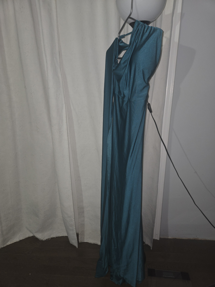 Emerald Green Halter Maxi Dress - photo 2
