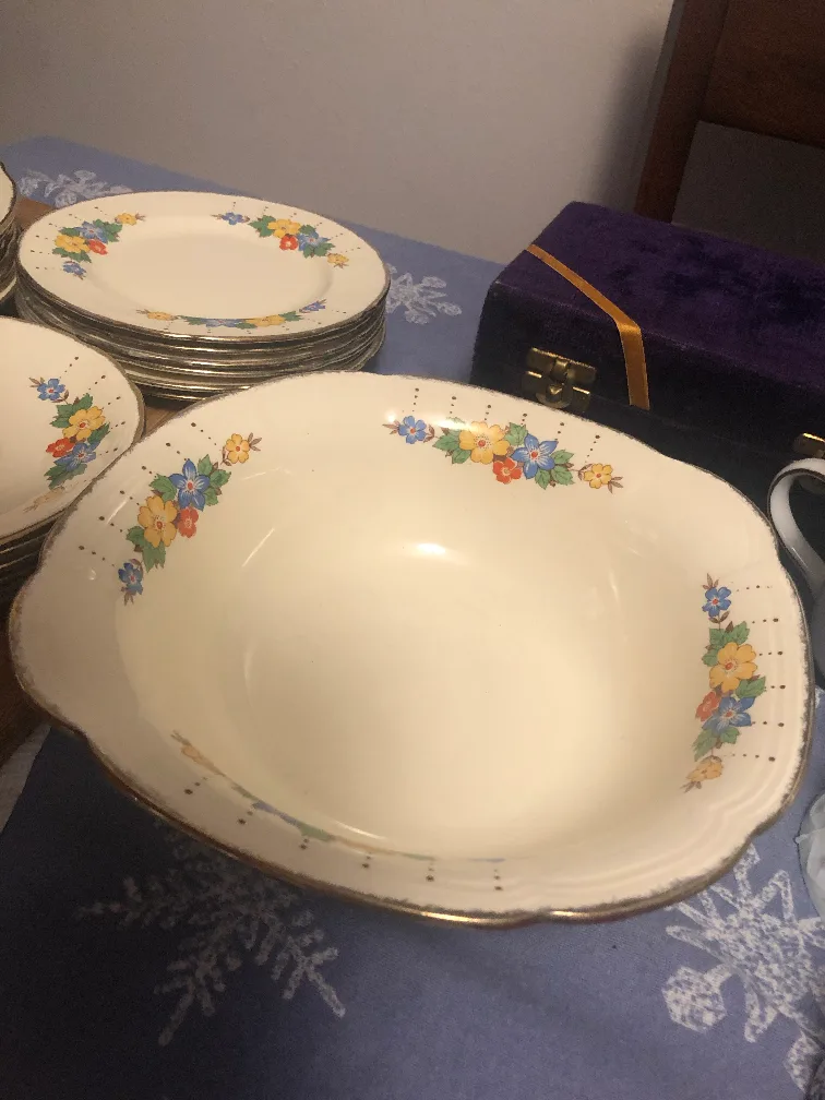 Alfred Meakin “ Royal Marigold “ Bowery 33 pc dining set image indicator(7)