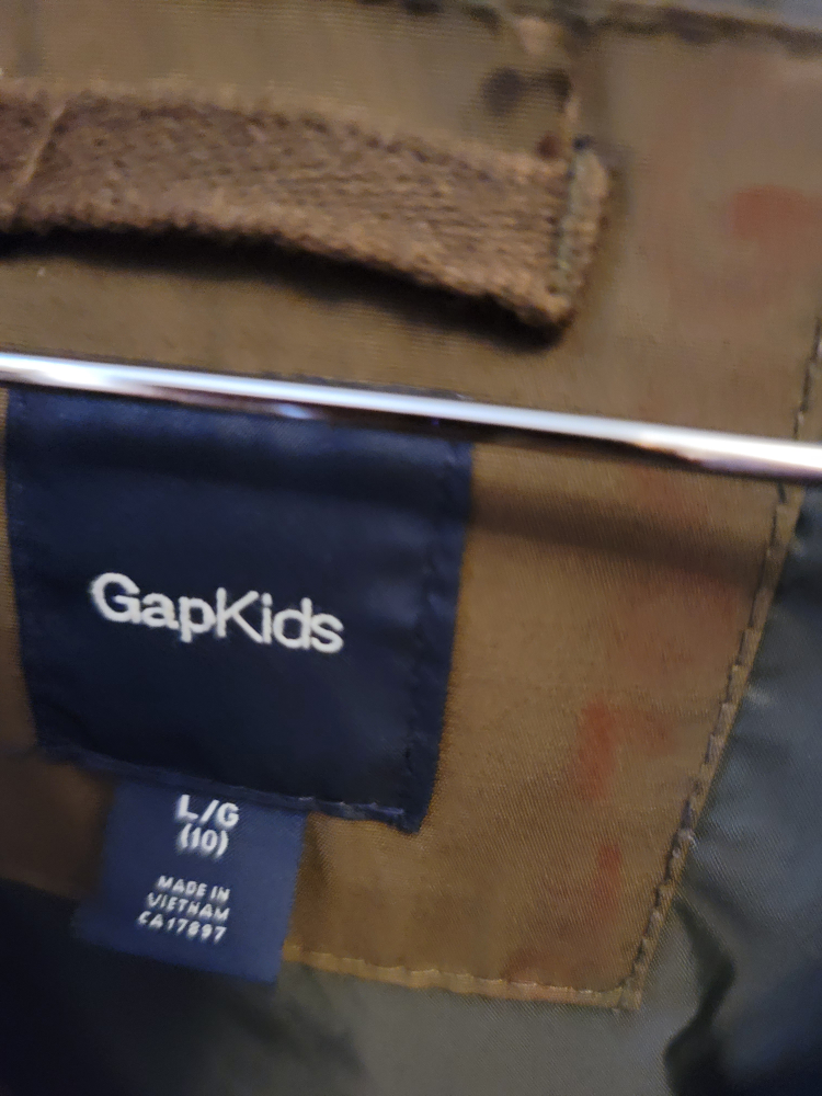 GapKids Olive Green Winter Parka - Size L (10) - photo 2
