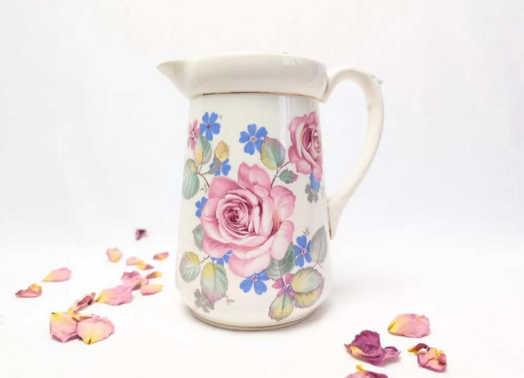 Vintage Porcelain Pitcher ~ Vase ~ Made in England image indicator(9)