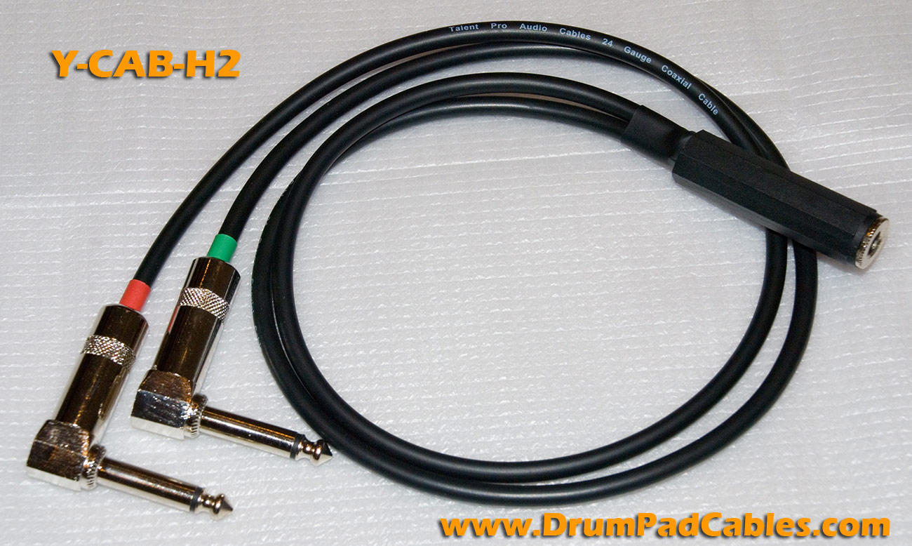 Y-cable for Roland TD11/15/17/20/27/30/50 for adding more pads