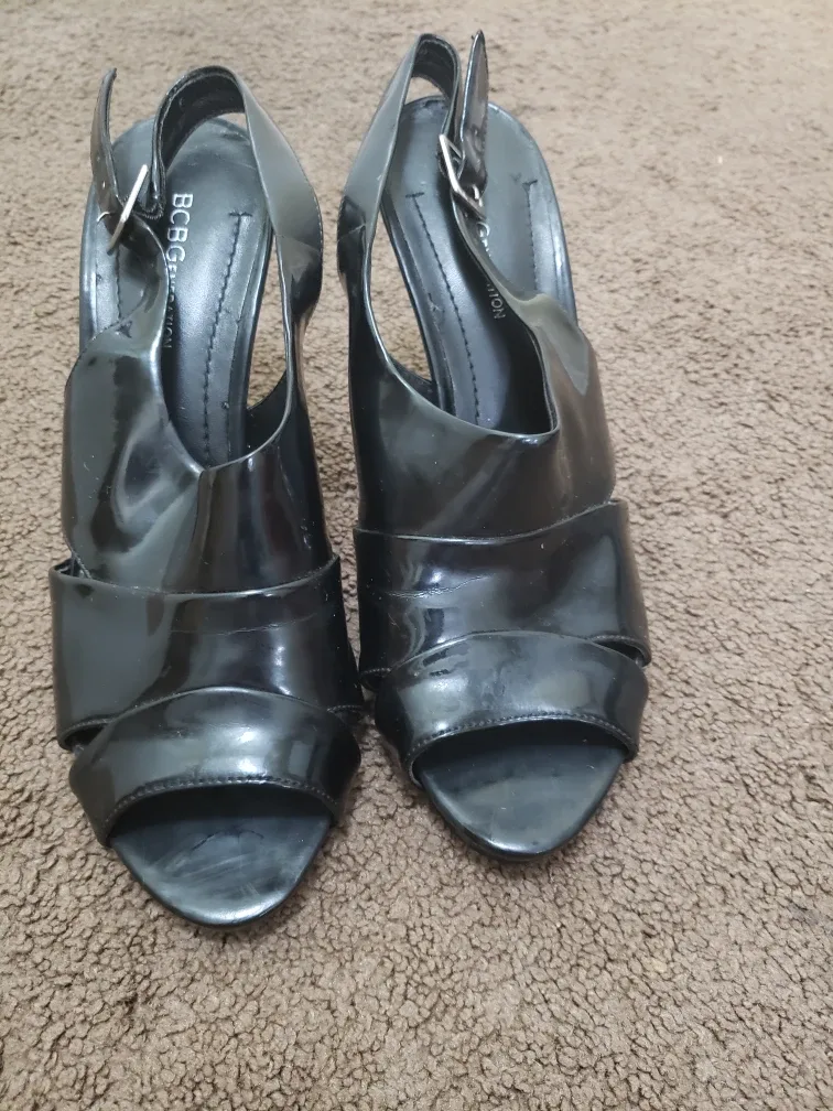BCBG Generation Black Heels - Size 8.5 thumbnail