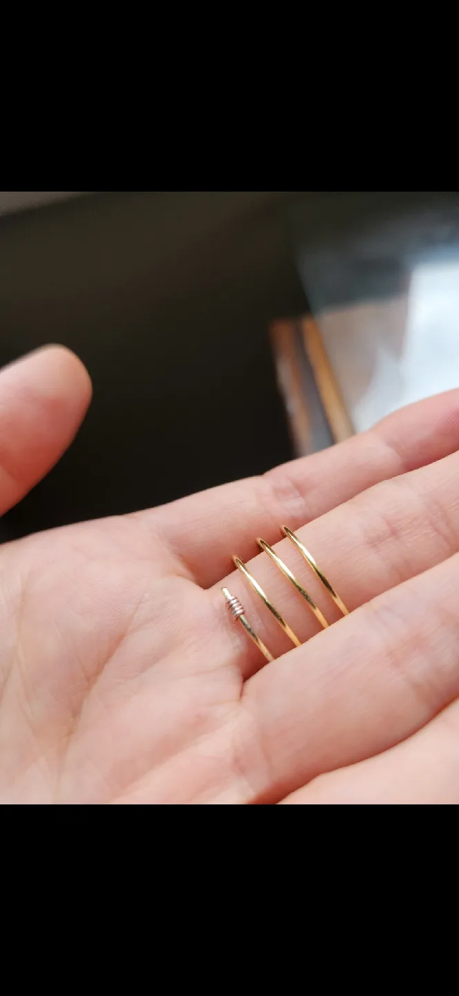 Gold Pearl Coil Ring image indicator(3)