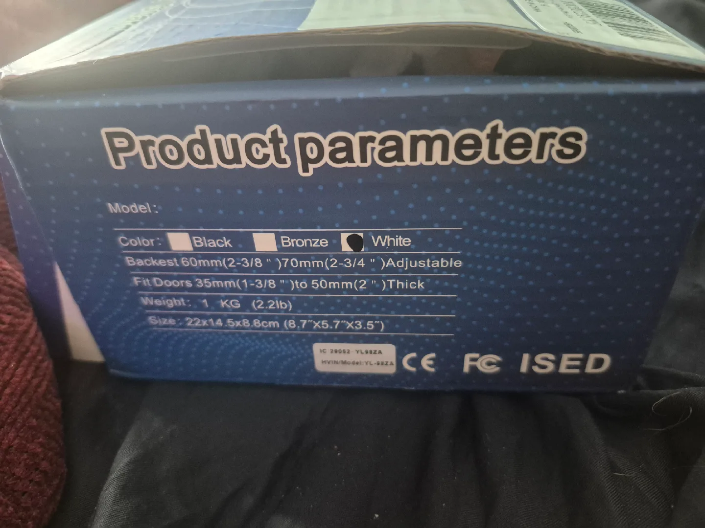 FITNATE Fingerprint Door Smart Lock - Brand New! image indicator(8)