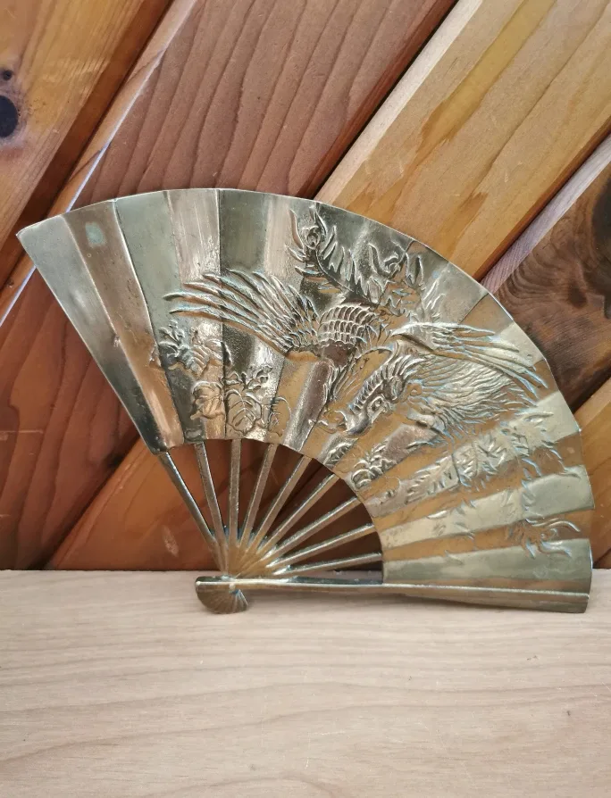 Vintage Solid Brass Phoenix Fans image indicator(4)