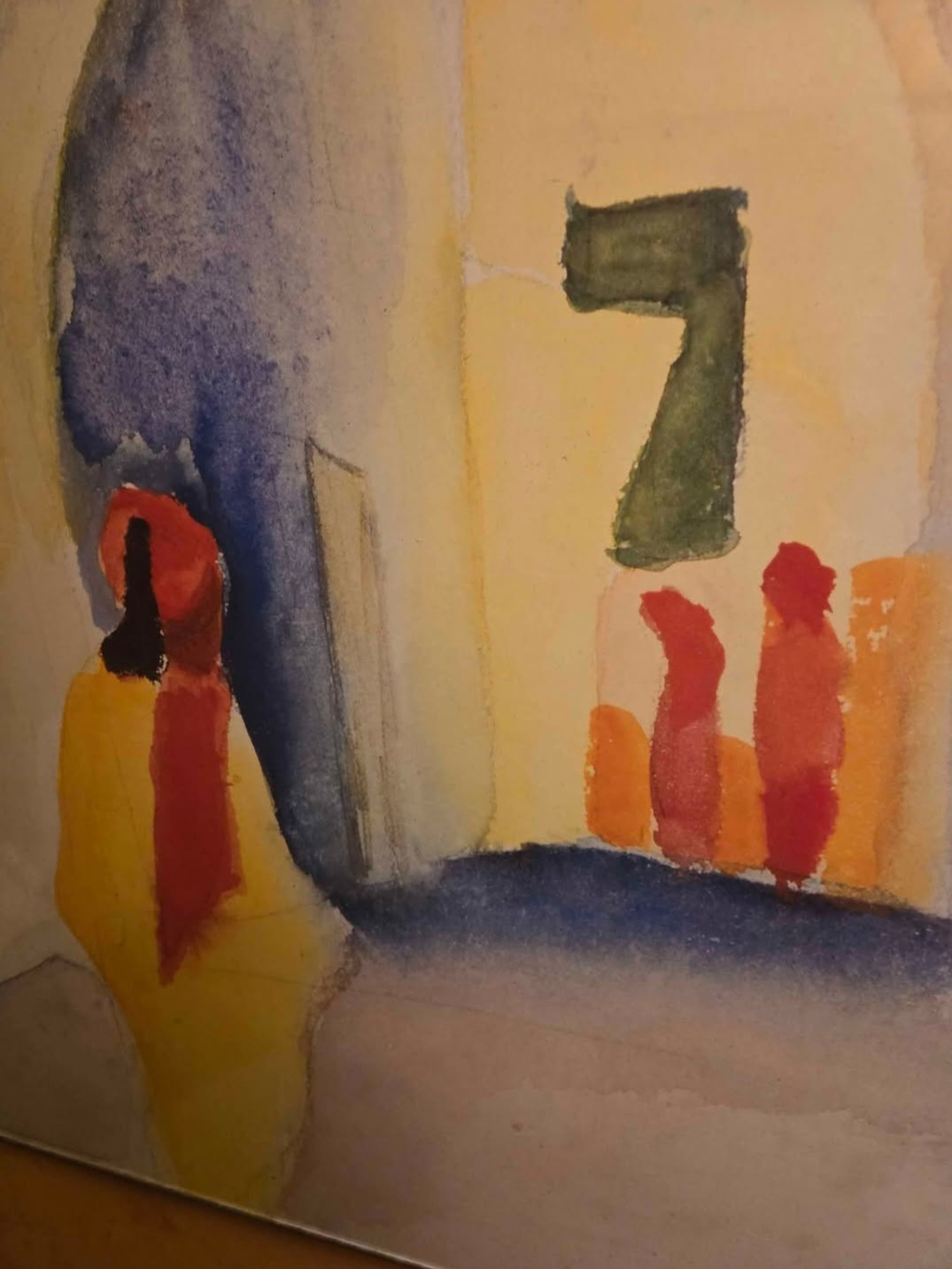 Large Vintage Print - Alley in Tunis by August Macke - photo 2