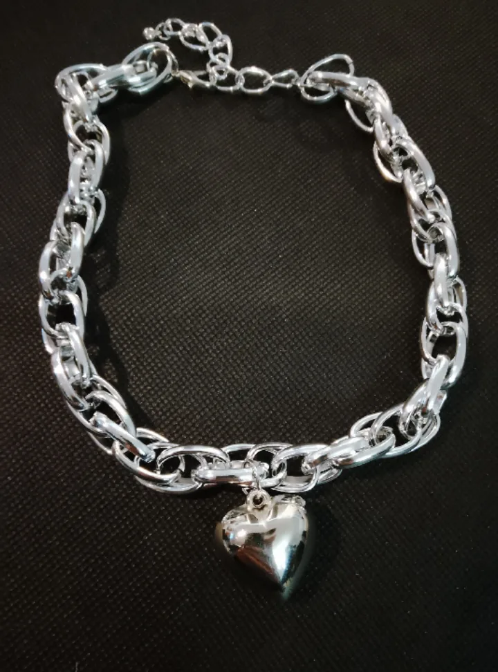 Silver Heart Pendant Necklace thumbnail