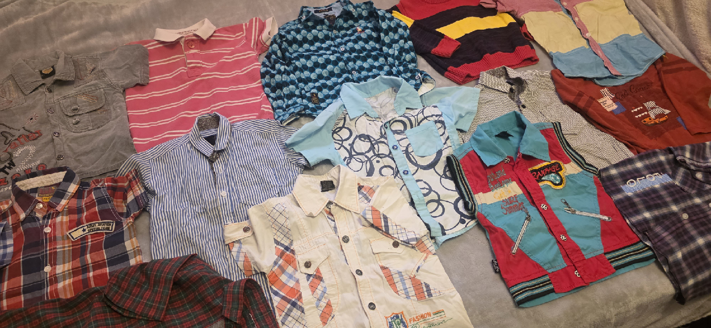 Boys' Shirts Bundle - Various Sizes & Styles