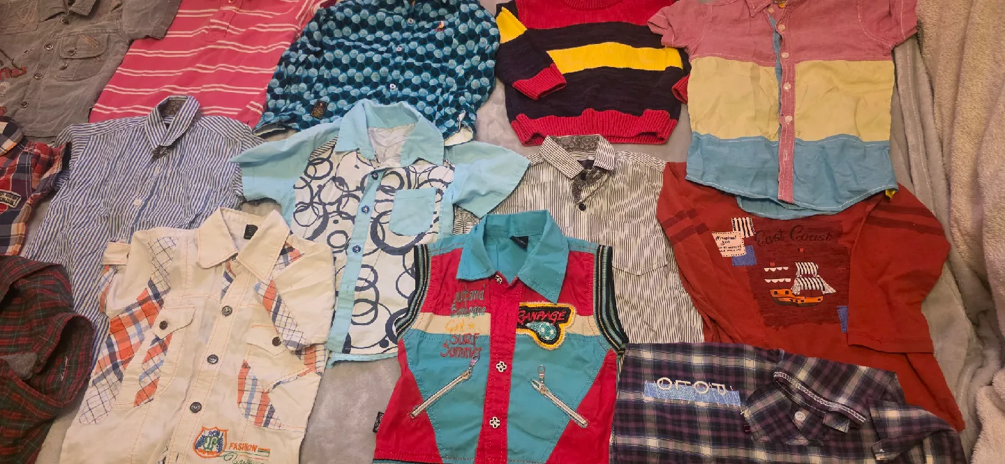 Boys' Shirts Bundle - Various Sizes & Styles image indicator(3)