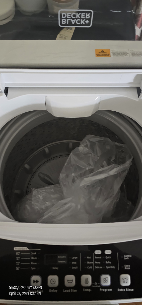 New BLACK+DECKER BPWM1 2.0 Cu. Ft. Portable Washer - photo 5