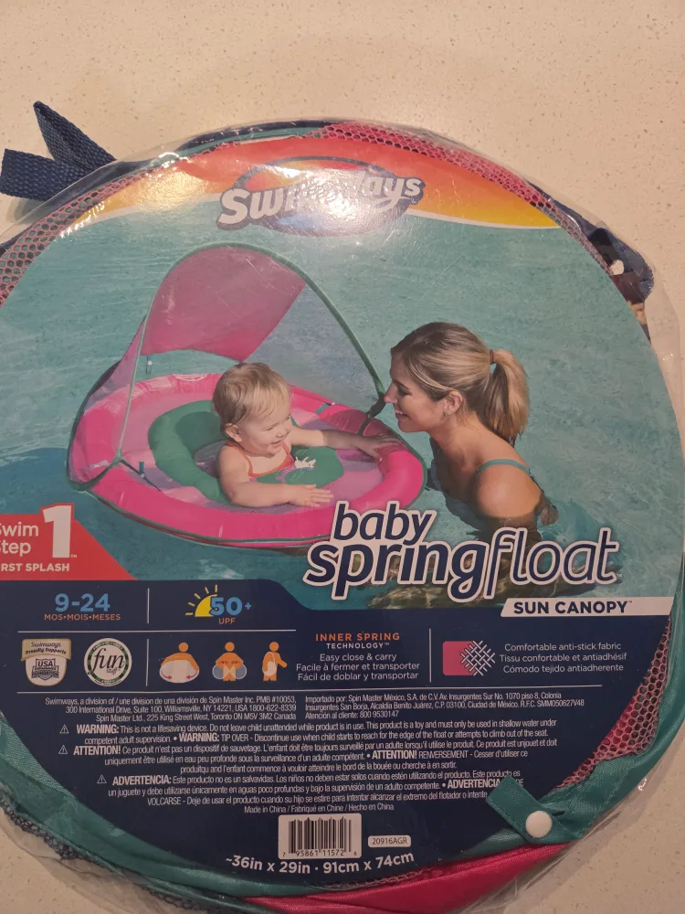 Summer Infant Baby Spring Float Sun Canopy 9-24 Months thumbnail