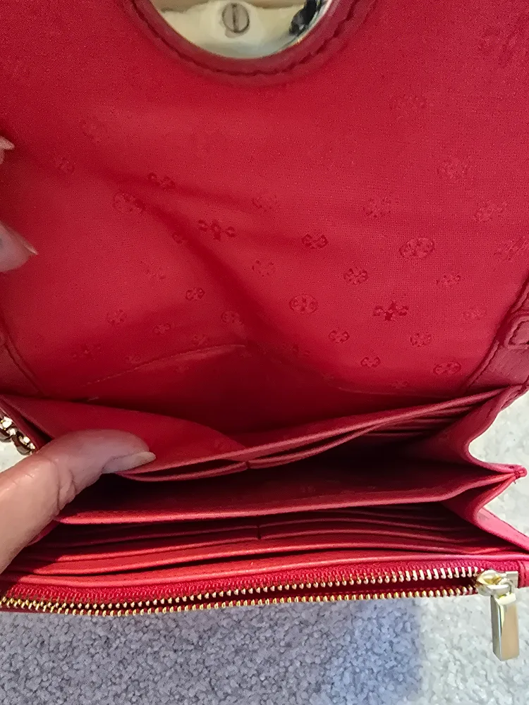 Tory Burch Red Leather Crossbody Bag image indicator(6)