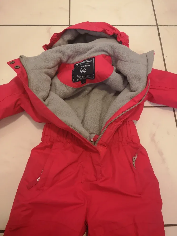 Mountain Warehouse Red Snowsuit - Size 2-3 Yrs image indicator(5)