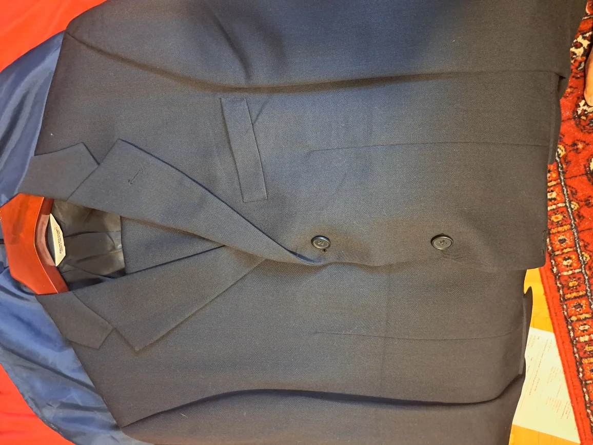 Moores Pronto Uomo Navy Suit - 38 Long, 32 Waist image indicator(4)