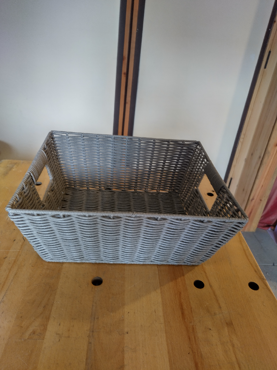 Woven Storage Basket - Gray - photo 4