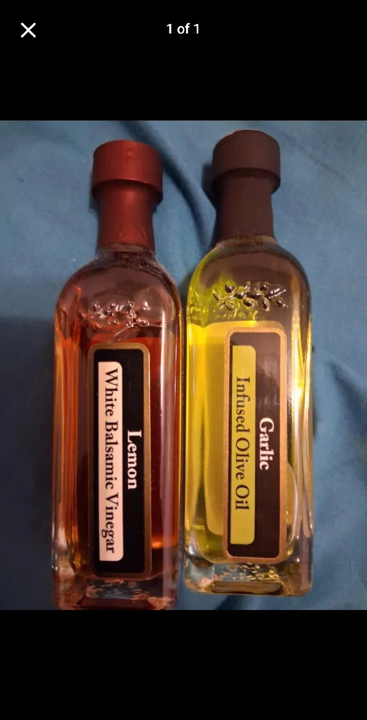 60ml each. Balsamic Vinegar & Olive Oil thumbnail