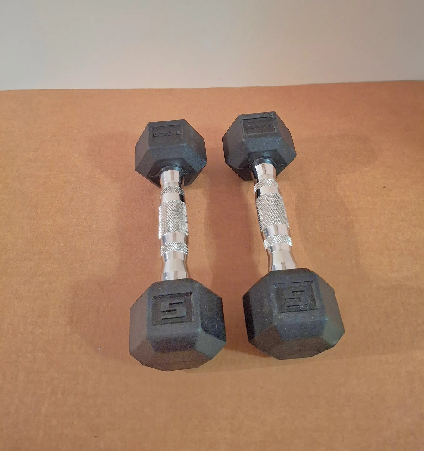 GOZONE 5LB HEX Dumbbell Set thumbnail
