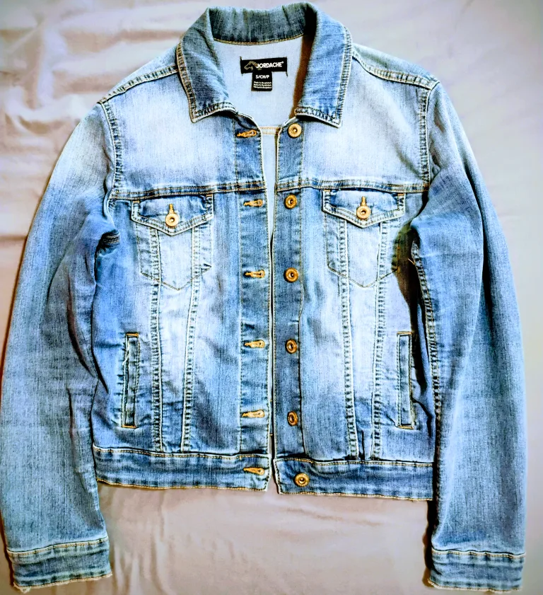 Jordache Denim Jacket - Size S thumbnail