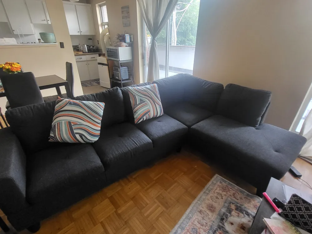 Dark Grey Sectional Sofa image indicator(3)