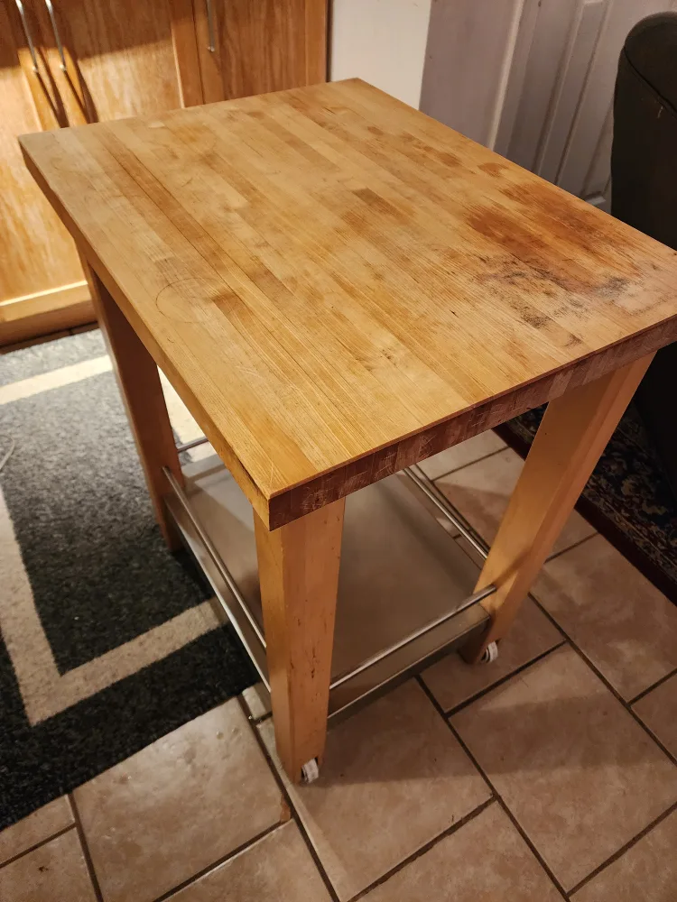 Wooden Kitchen Island Cart thumbnail
