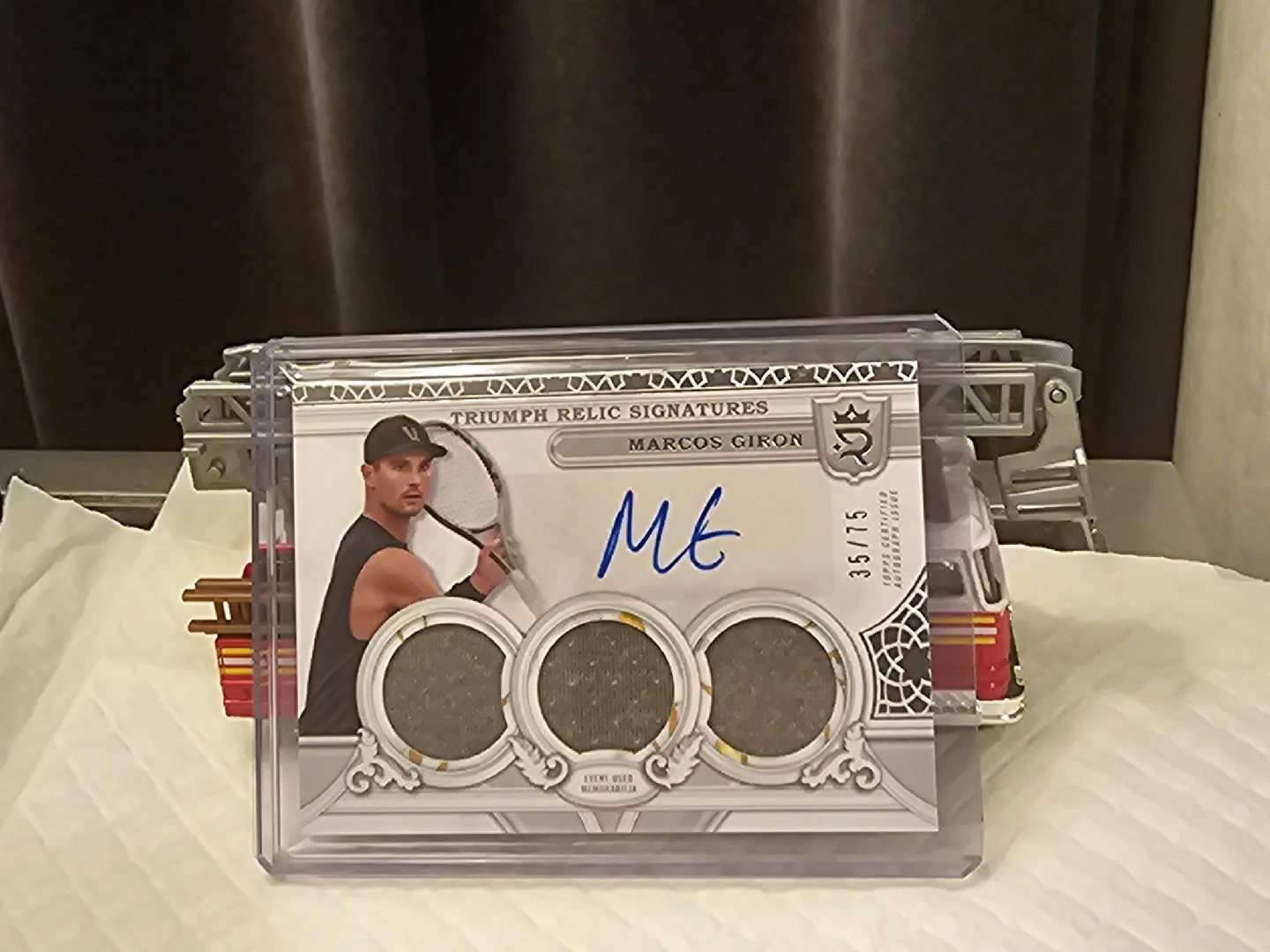 Marcos Giron Triumph Relic Signatures 35/75 thumbnail
