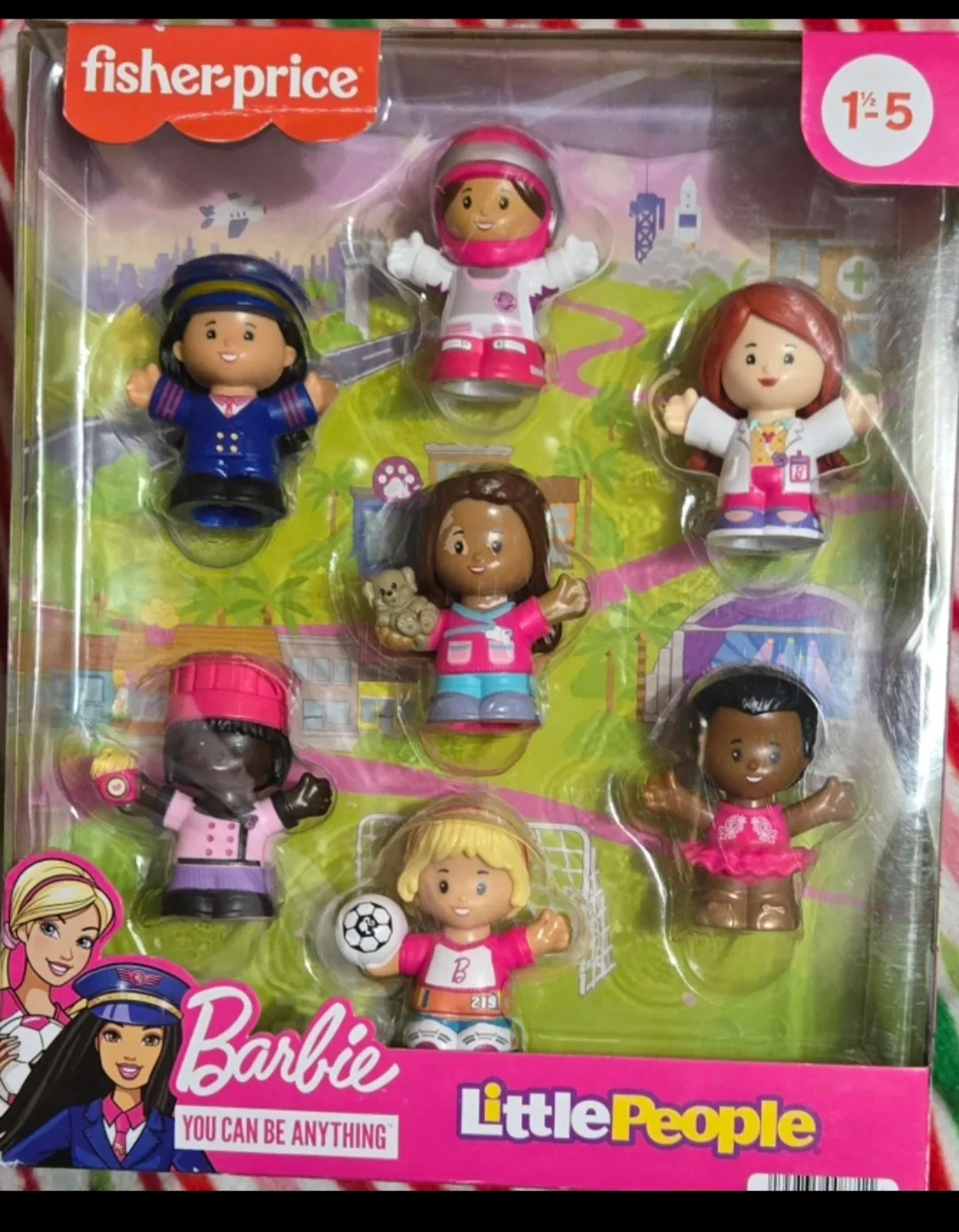 🥕🥕🥕Fisher-Price Barbie Little People Set - New in Box🥕🥕🥕 thumbnail