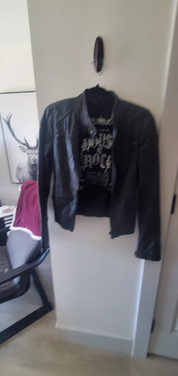 BB Dakota Black Leather Jacket thumbnail