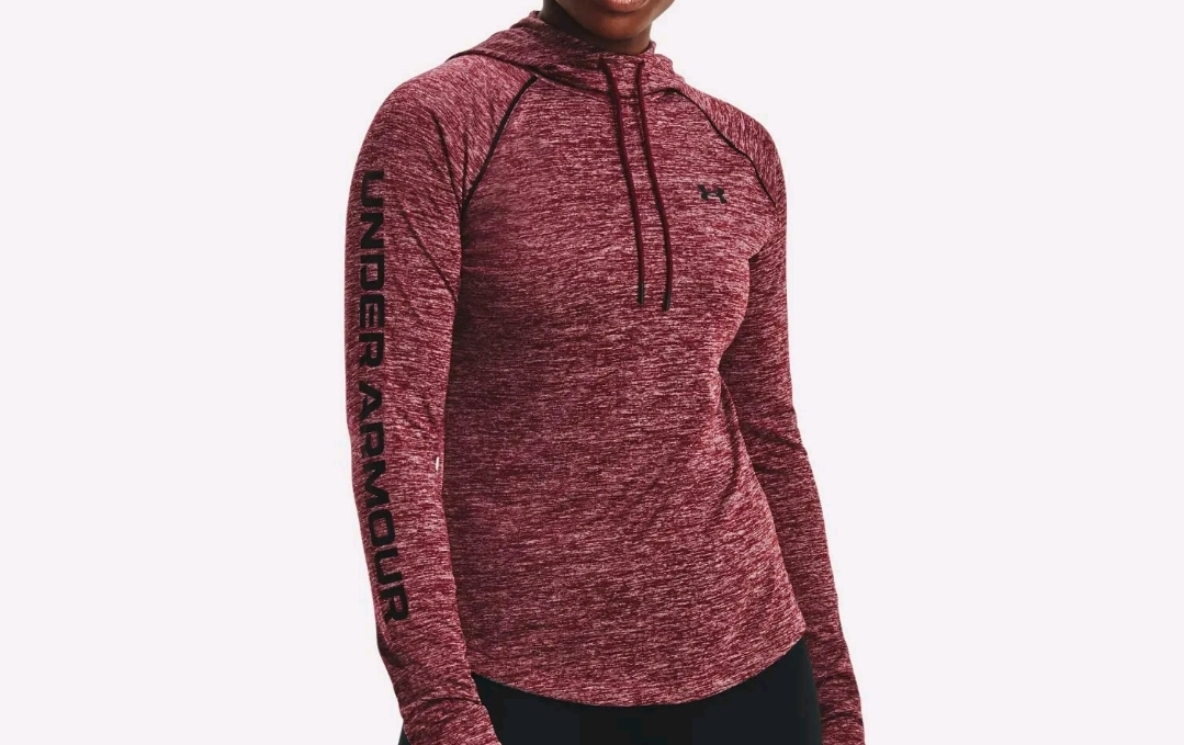 Under Armour Women's Heathered Maroon Hoodie