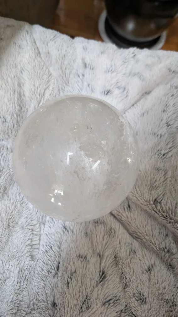 🥕👀- WOOOW- Clear Crystal Ball or Quartz ball FCFS image indicator(2)