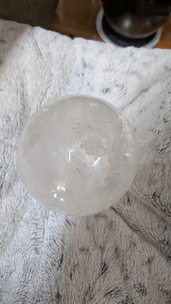 🥕👀- WOOOW- Clear Crystal Ball or Quartz ball FCFS image indicator(3)
