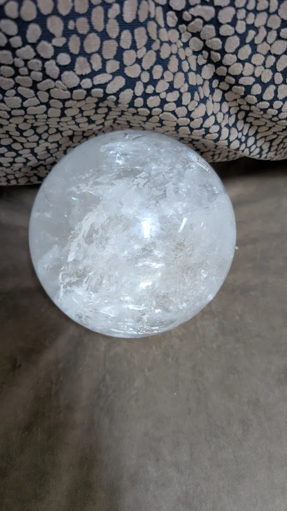 🥕👀- WOOOW- Clear Crystal Ball or Quartz ball FCFS image indicator(5)