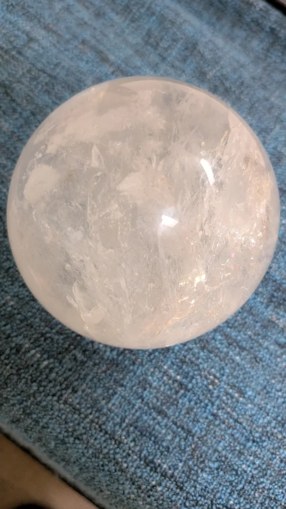 🥕👀- WOOOW- Clear Crystal Ball or Quartz ball FCFS image indicator(6)