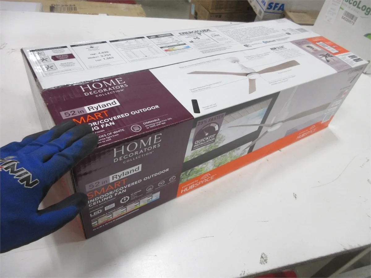 Brand New Home Decorators Collection Ryland 52-in Ceiling Fan image indicator(5)