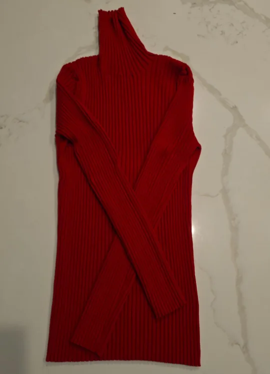 Red Turtleneck Sweater image indicator(2)