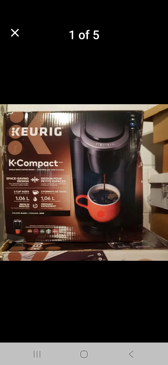 Keurig K-Compact Single Serve Coffee Maker thumbnail