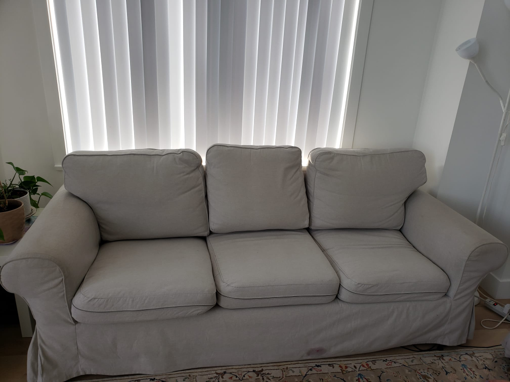 Beige Sofa - Three Seater