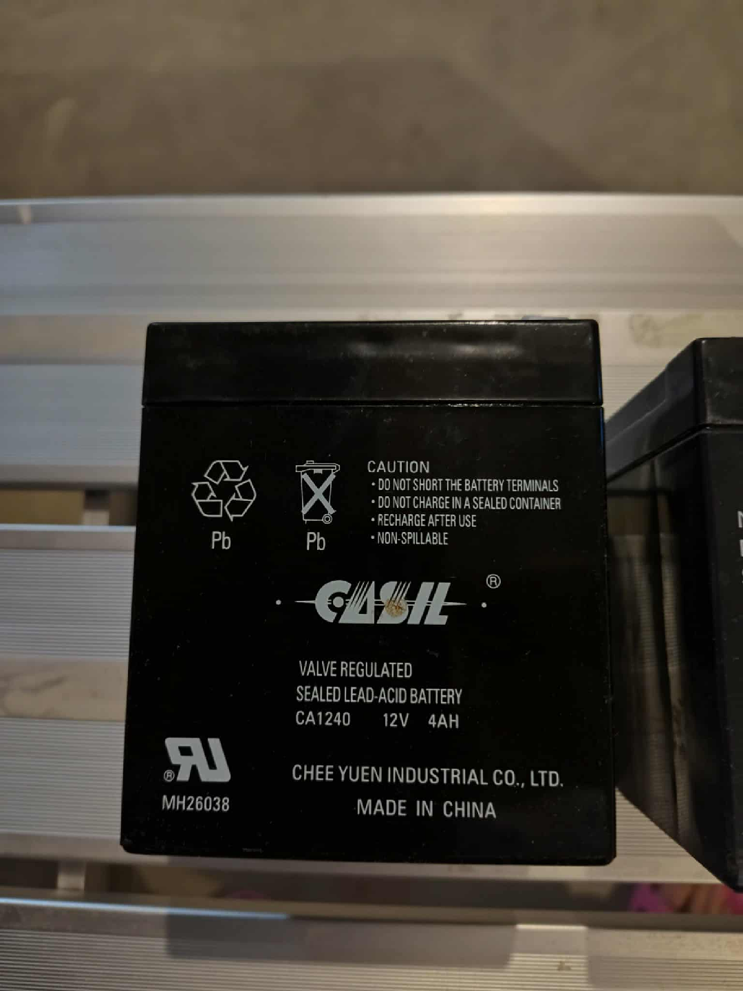 CASIL CA1240 12V 4AH Battery - photo 4