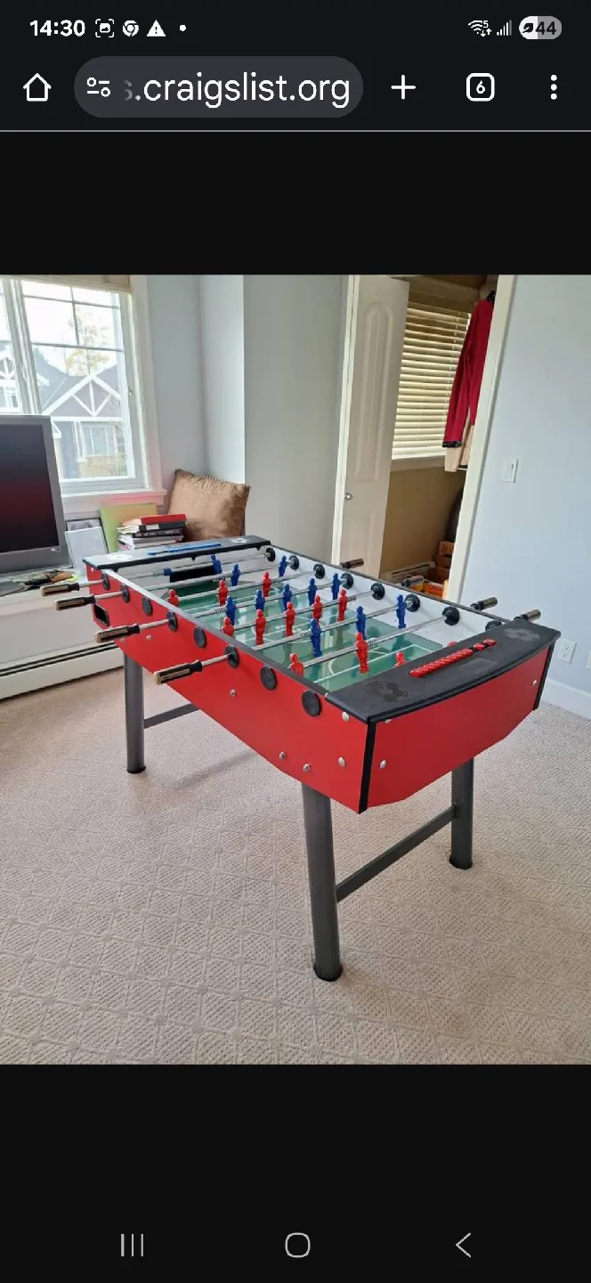 Foosball Table FAS image indicator(2)