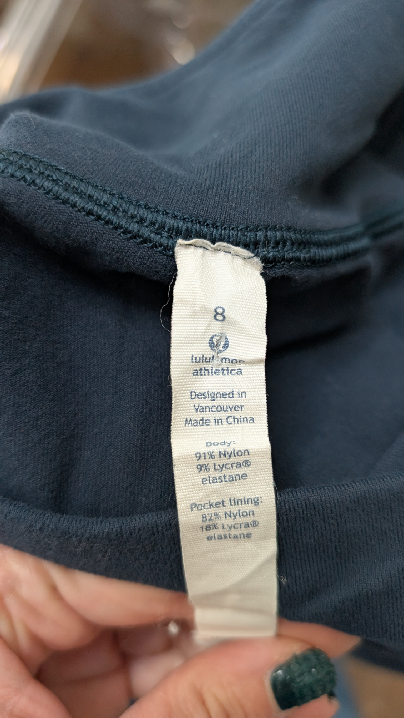 Lululemon Athletica navy high rise Pants Size 8 - photo 3