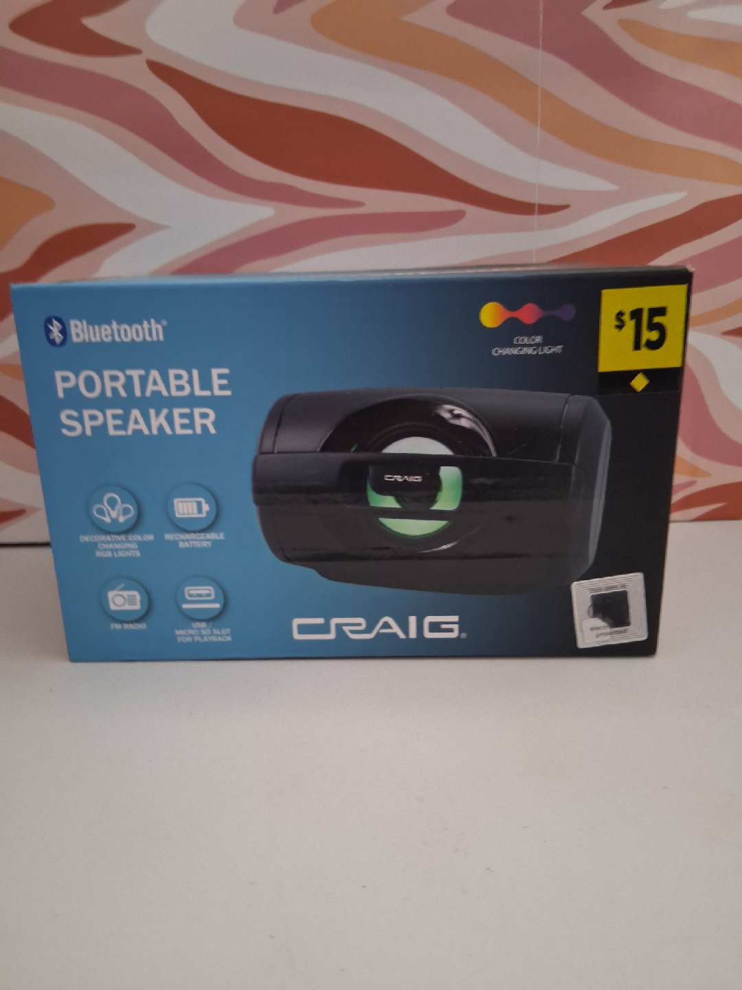 Craig Bluetooth Portable Speaker - Color Changing Lights