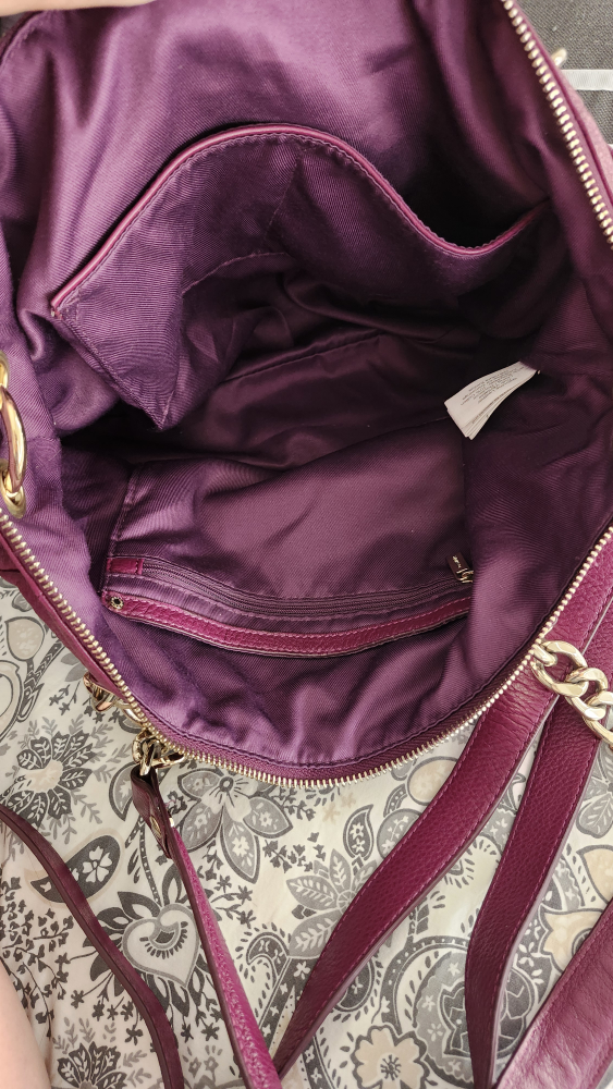 Danier Leather Handbag - Purple - photo 5