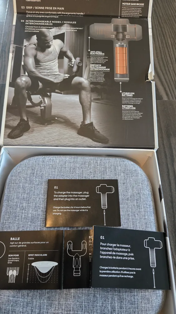 Sharper Image Power Percussion Deep Tissue Massager image indicator(3)