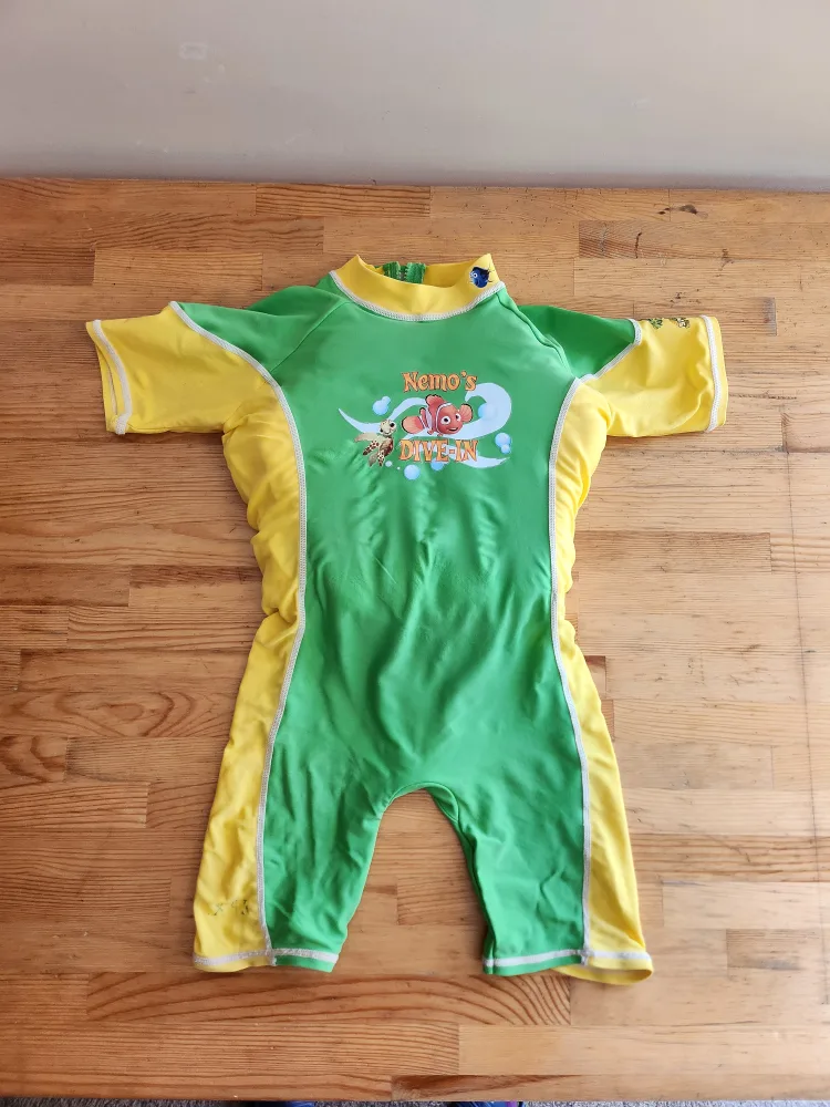 Nemo's Dive'In Swimsuit - Green & Yellow 🥕 thumbnail