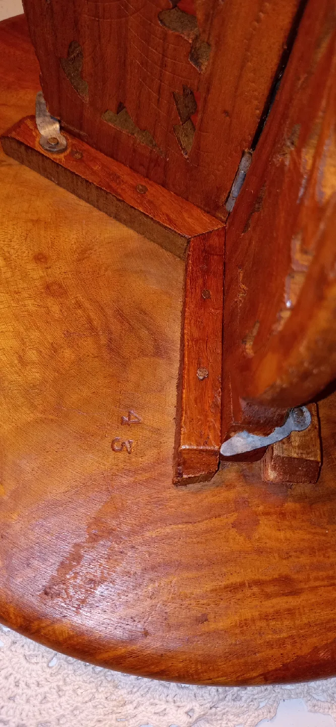 Hand Carved Indian Wooden Side Table - 11 inch image indicator(7)