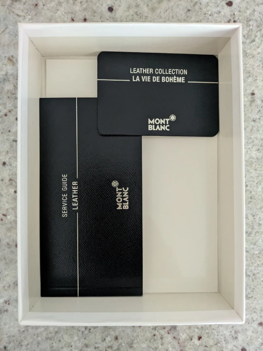 Mont Blanc Italian black leather wallet image indicator(5)