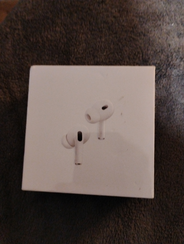 new airpods in the box