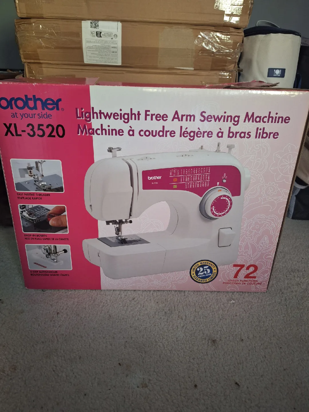 NEW Brother XL-3520 Sewing Machine 🪡 🧵 thumbnail