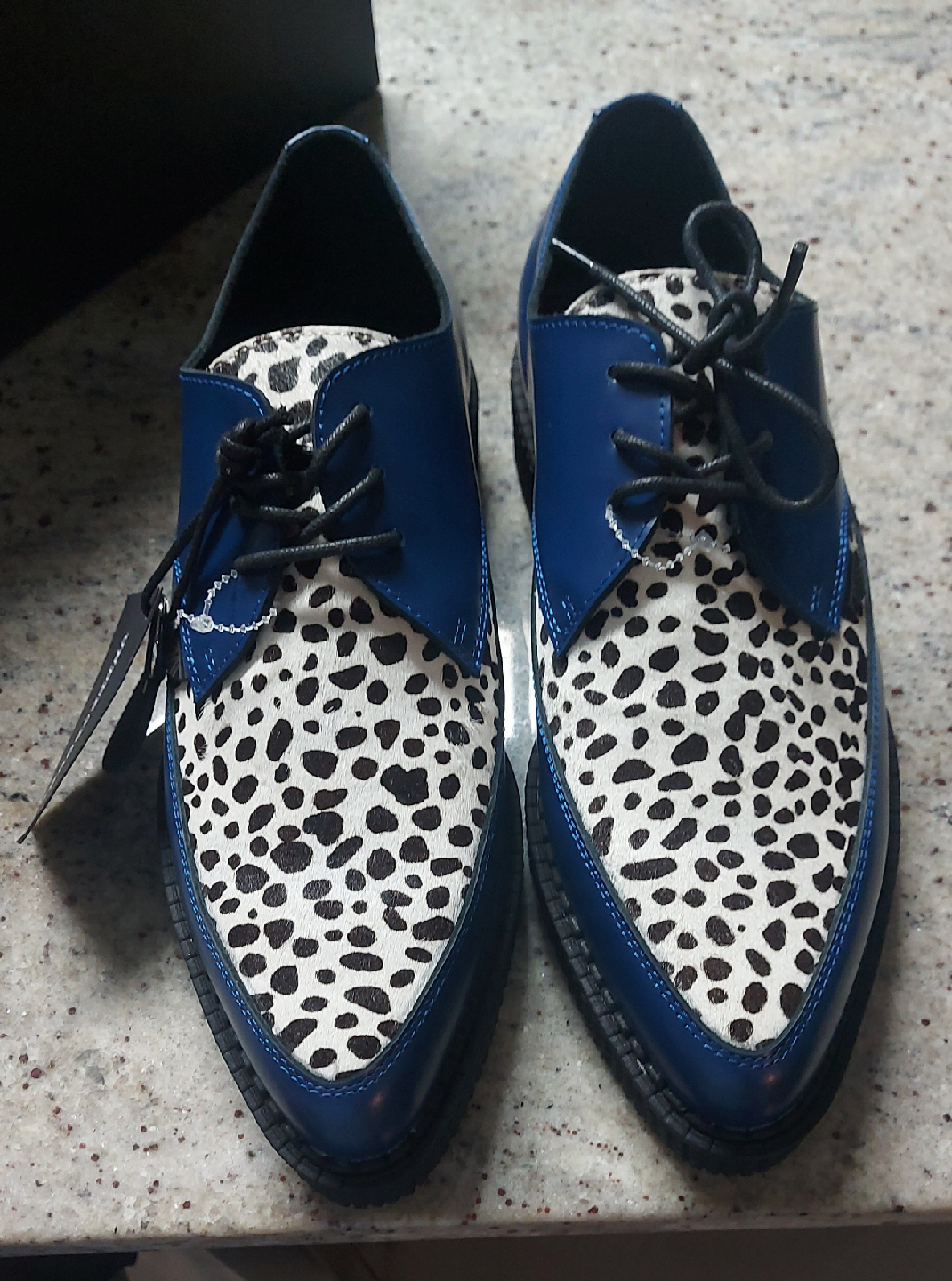 Underground England Creepers, Blue & Dalmatian, Brand New - photo 2