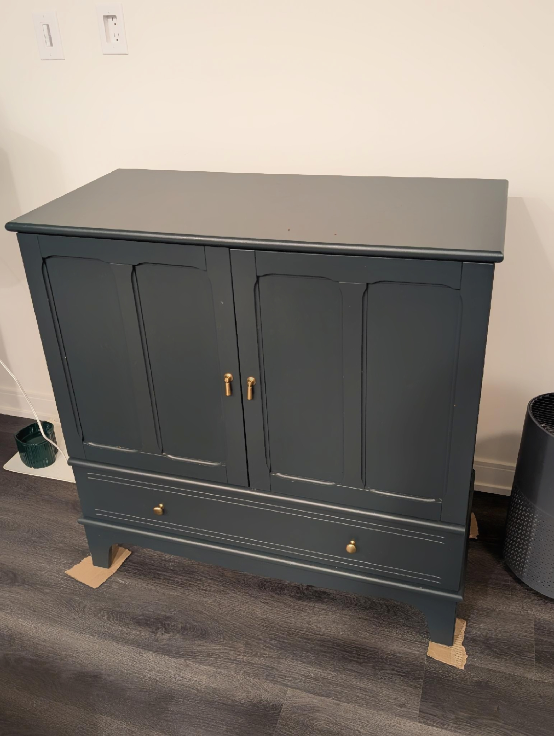 Dark Blue-green Storage Cabinet - photo 2