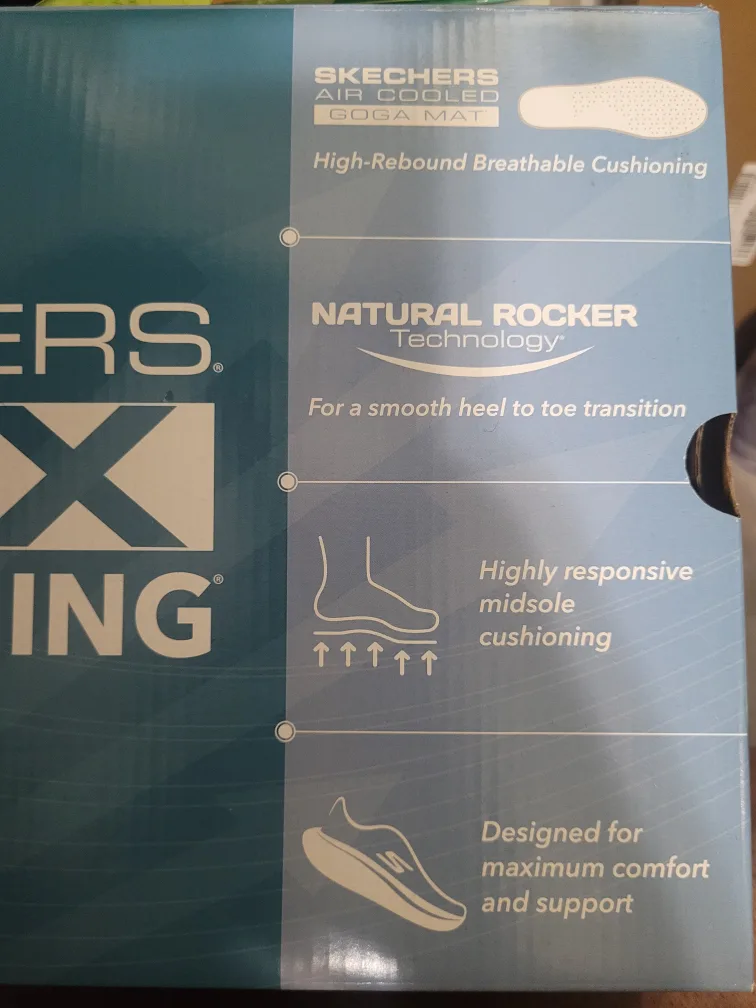 Skechers Max Cushion- Go Walk Arch Fit + Adidas socks image indicator(4)